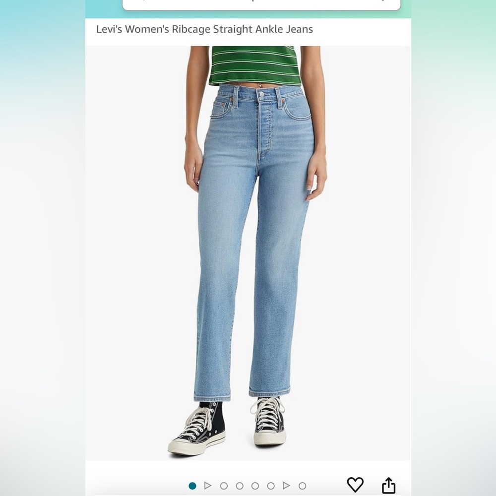 Levis ribcage straight leg